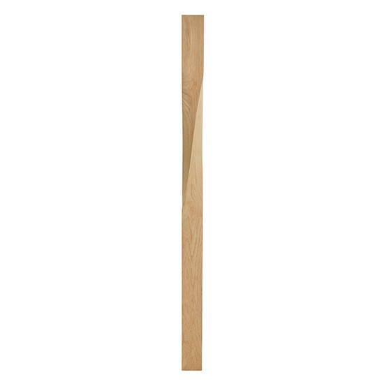 Burbidge Trademark Oak Twisted Complete Newel