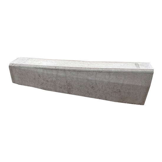 BS Eaton External Radius Drop Kerb - 6000 x 125 x 255/150mm