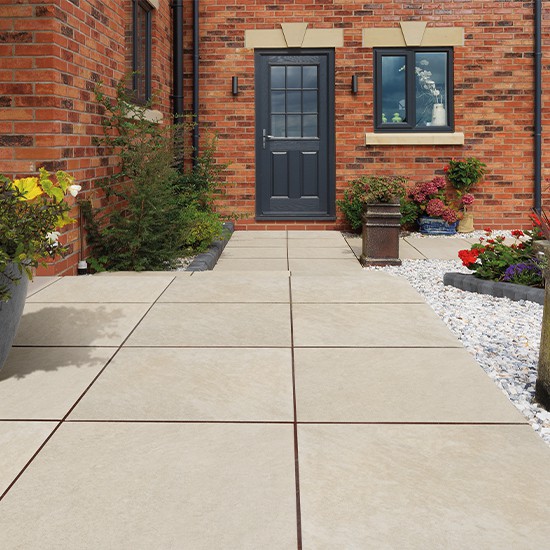 Pavestone Classic 20mm Porcelain Paving - Ivory