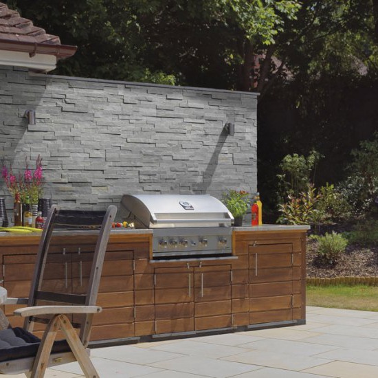 Pavestone Natural Stone Cladding - 600 x 150mm (Pack of 144)