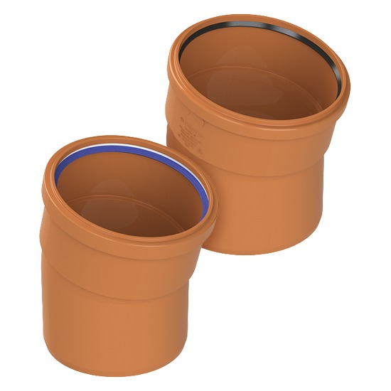 Polypipe Single Socket Short Bend