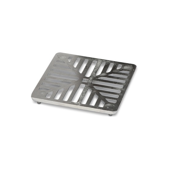 Polypipe UG454  Flush 110mm Aluminium Gully Grid