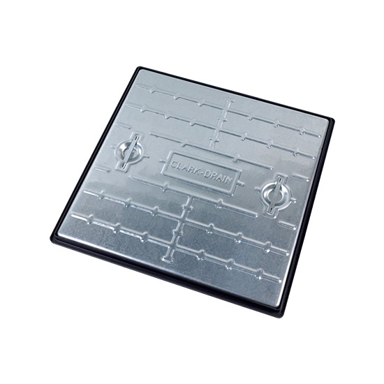 Clark Drain PC7 Galvanised Manhole Cover Sealed and Locking - 600 x 600mm