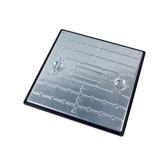 Clark Drain PC7BG3 Galvanised 5 Tonne Manhole Cover Sealed and Locking - 600 x 600mm