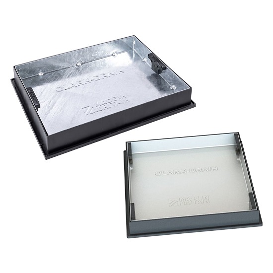 Clark Drain CD79 10 Tonne Galvanised Recessed Pavior Manhole Cover