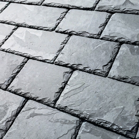 Ravendale Pre-Holed Blue Grey Slate Tile - 500 x 375 x 9-11mm