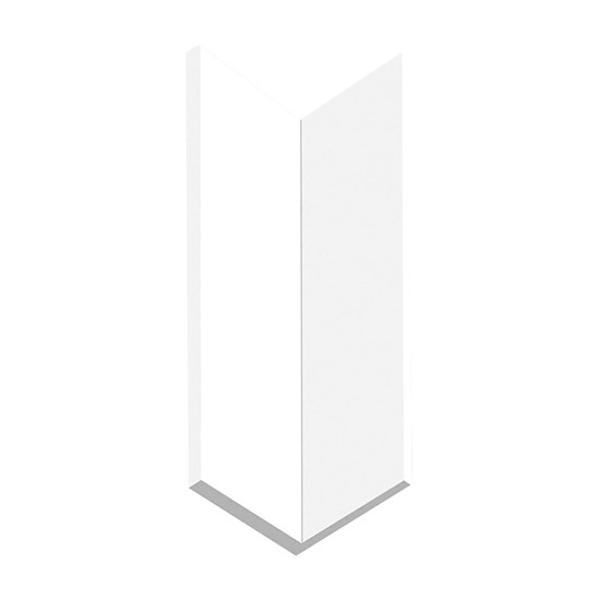 Kestrel KB623/BW White Rigid Angle - 6000 x 60 x 40mm