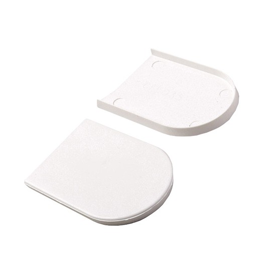 Kestrel 753/053/BW White 53mm End Cap for 704