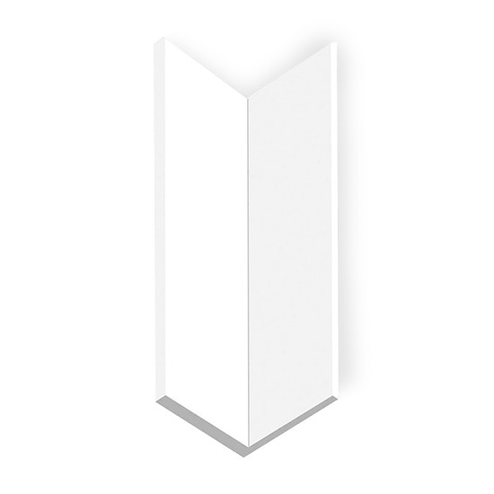 Kestrel KB2525/BW White Rigid Angle - 6000 x 25 x 25mm