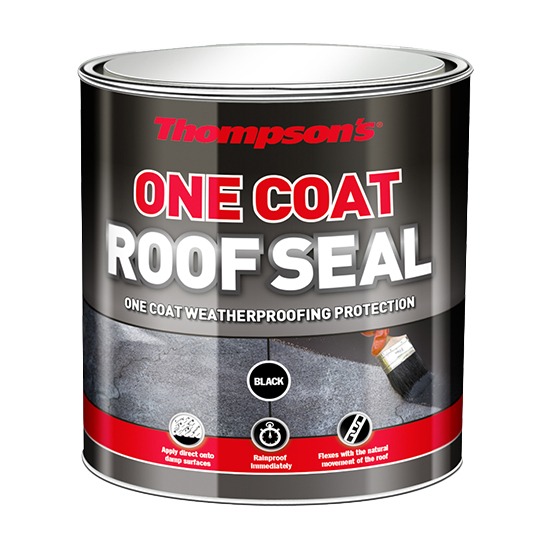 Thompsons 34750 Black 5 Litre One Coat Roof Seal 