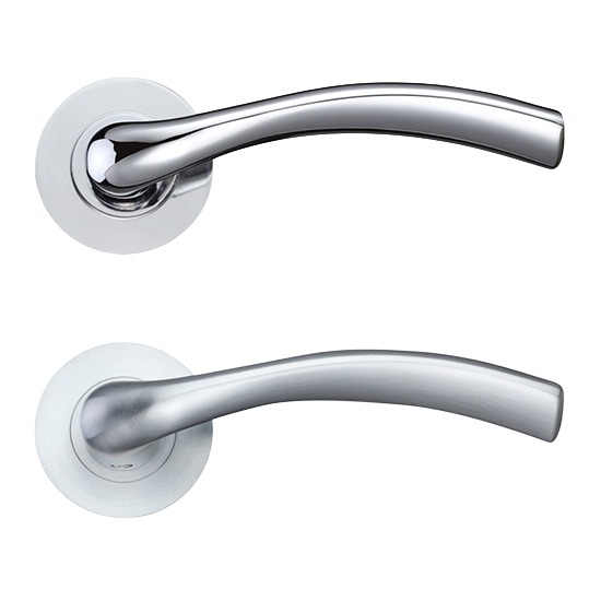 Zoo Hardware ZPZ050 Siena Chrome Lever On Screw On Rose