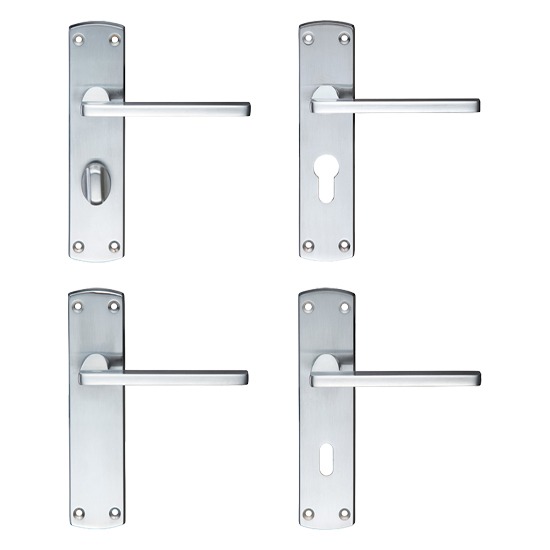 Zoo Hardware SC Leon Lever Handle on Backplate