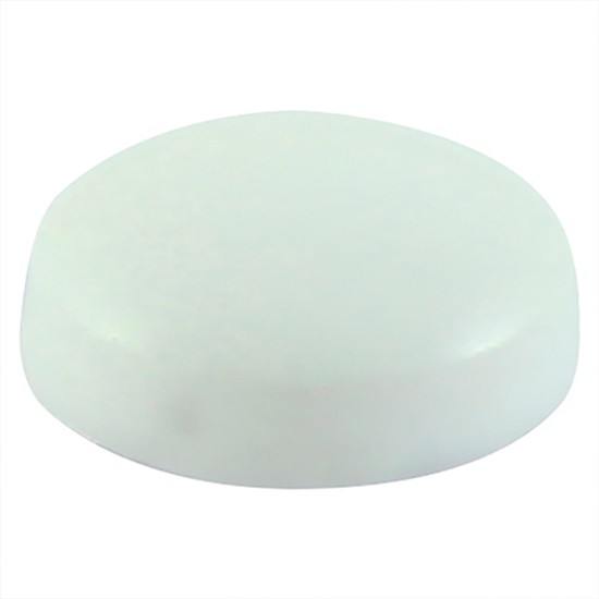Timco White Two Piece Screw Cap To Suit 3.5mm - 4.2mm Screws - Pack of 100
