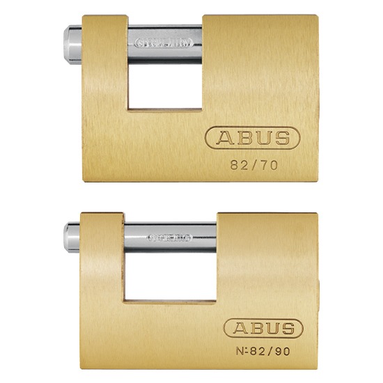 Abus 82 Brass Shutter Padlock