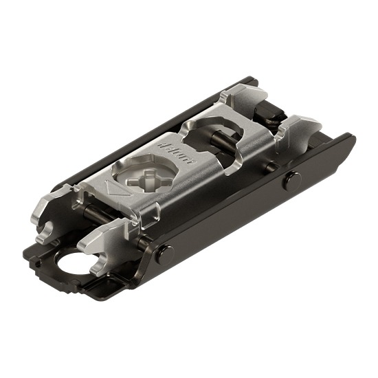 Blum Onyx Black 0mm Horizontal Cam Mounting Plate