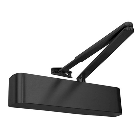 Rutland TS5204 Size 2-4 Black Door Closer with Back Check