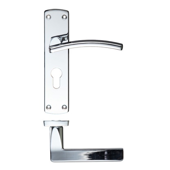 Zoo Hardware PC Toledo Euro Lock on Back Plate