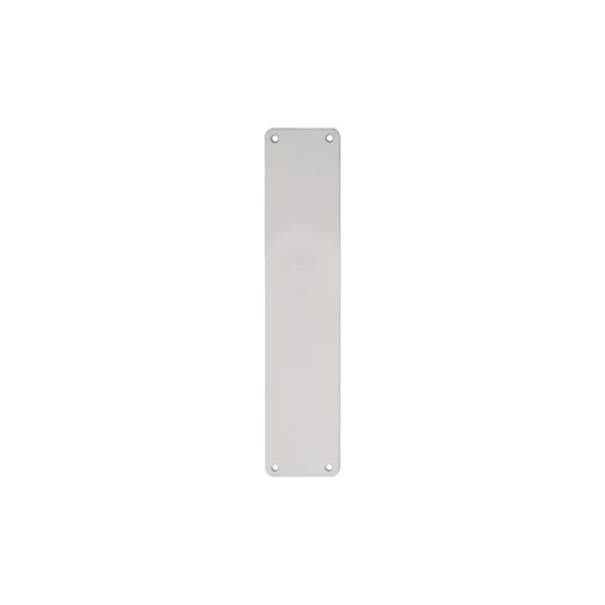 Euro Architectural Plain Finger Plate Satin Aluminium - 75mm