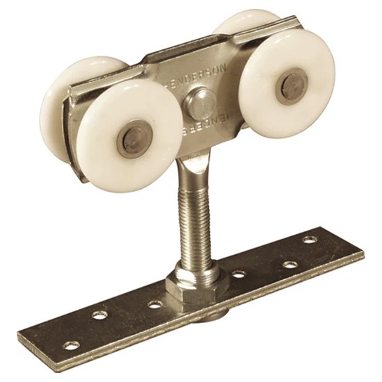 Henderson Wood Door 4 Wheel Hanger With Top Plate 301 57A/N