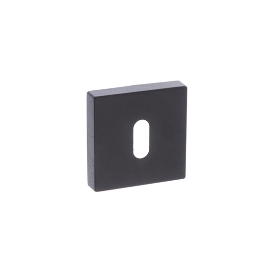 Atlantic S4ESCKSMB STATUS Matt Black Key Escutcheons on S4 Square Rose