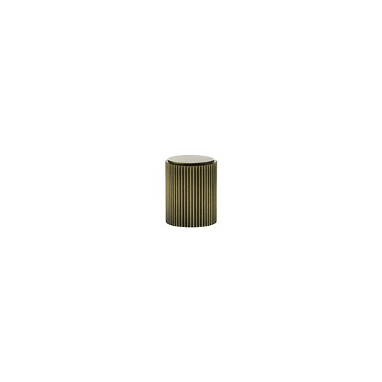 Atlantic MHCL1420AB Millhouse Antique Brass Battersea Linear Cylinder Cabinet Knob Handle