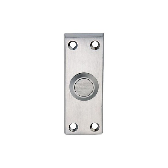 Carlisle AA31SC/BP Satin Chrome Victorian Bell Push 