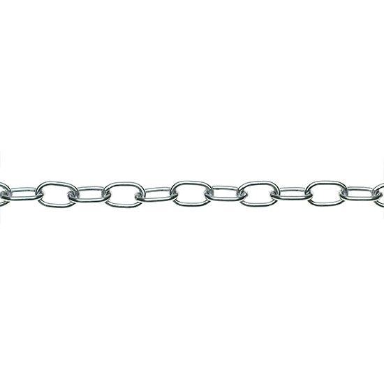 Eliza Tinsley 3543-138 Brazed Oval Chain - 11 x 1.7mm (Per Metre)