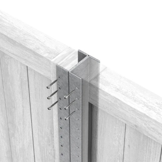 DuraPost Galvanised Classic Steel H-Section Fence Post

