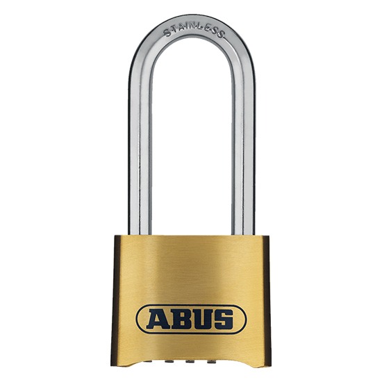 Abus 180IB/50HB63C Marine Grade Long Shackle Combination Padlock