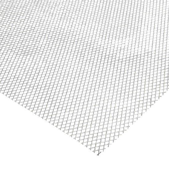Rothley Perforated Stretch Metal Sheet - 6 x 3.5mm, 500 x 250 x 1.2mm