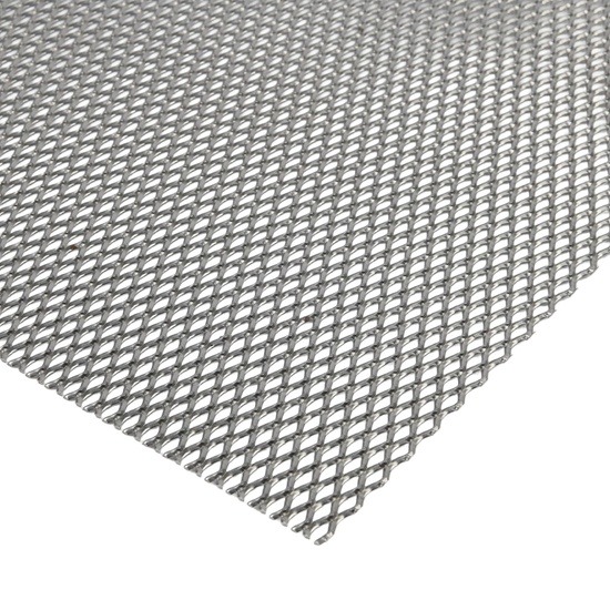 Rothley Perforated Stretch Metal Sheet - 16 x 8mm, 500 x 250 x 2.8mm