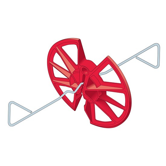 Ancon Insulation Retaining Clip - 80mm Diameter - 250/Box