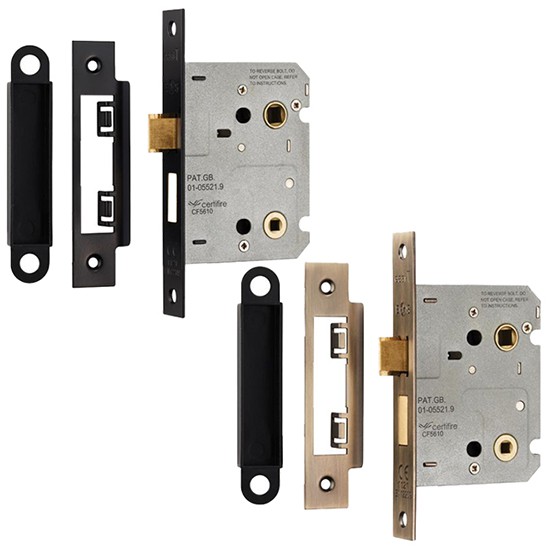 Eurospec Bathroom Lock 76mm with 57mm Backset