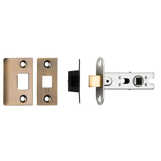 Eurospec BTL25MB Antique Brass 2.5" Bolt Through Tubular Latch