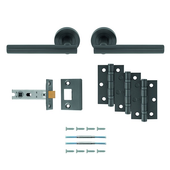 Carlisle Brass UDP011ANT/INTB Faro Anthracite Ultimate Door Pack