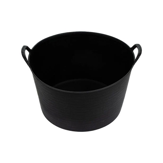 XTrade X0900035 Recycled Plastic Black Flexi-Tub - 42 Litres
