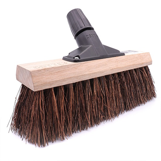 Cottam BYS00004 12" Bassine (Medium) Yard Broom Head With Rapid Handle Attachment