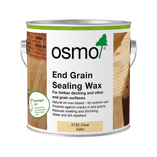 Osmo 5735 End Grain Clear Sealing Wax - 375ml