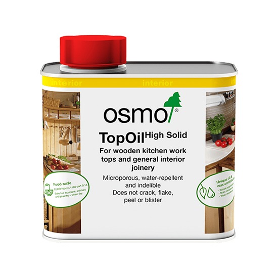 Osmo TopOil High Solid Timber Worktop Oil - 500ml
