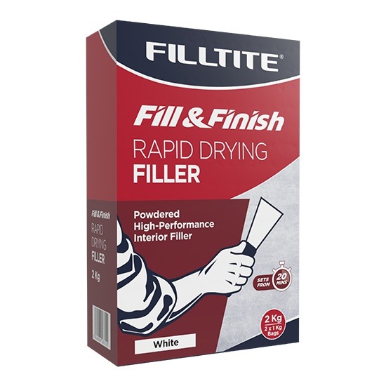 Tembe F18355 Filltite Fill & Finish Rapid-Drying Filler - 2Kg