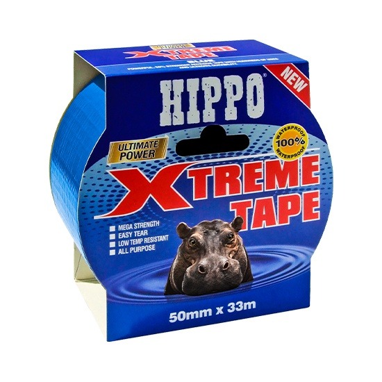 Hippo H18017 Xtreme Blue Tape - 33 Metres x 50mm