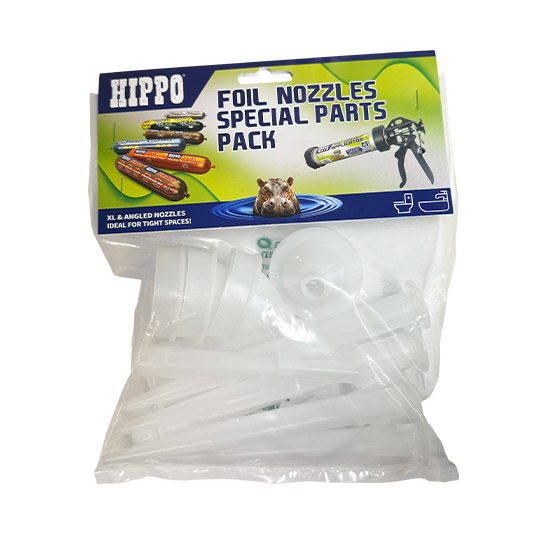Hippo H18599 Angled Nozzle to Suit Cartridges & Foil Packs - Pack of 4