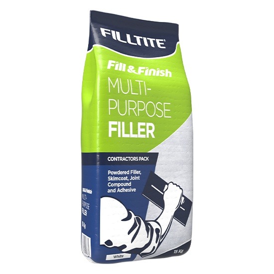 Filltite F18361 Fill & Finish Multi-Purpose White Filler - 15kg