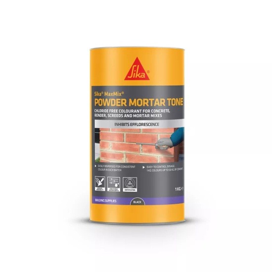 Sika 878064 MaxMix Black Powder Mortar Tone - 1kg