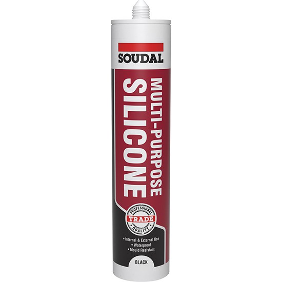Soudal Multi-Purpose Silicone - 270ml Cartridge