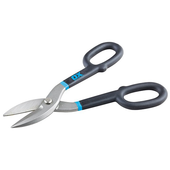 Ox P-223010 10" Straight Tin Snips