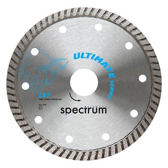 Spectrum LST-115 Ultimate Fine Turbo Porcelain Diamond Blade