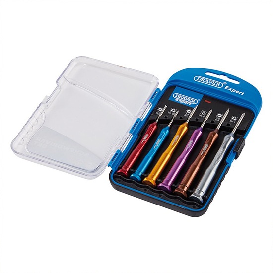 Draper 03266 Precision Screwdriver Set - 6 Pack