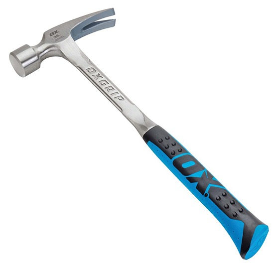 OX Tools T-082328 28oz Straight Claw Framing Hammer