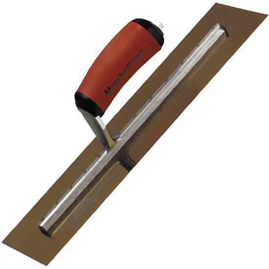 Marshalltown MXS205GD 20 x 5" Gold Stainless Steel Durasoft Handle Trowel